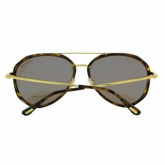 SOLD OUT Tom Ford Men Sunglasses Vittorio FT-0749-52J Gold-Tortoiseshell Aviator - Picture 6 of 10